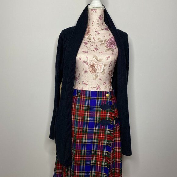 BANANA REPUBLIC Cardigan Open Front Wool Cotton Blend Size Large Petite - Picture 3 of 9